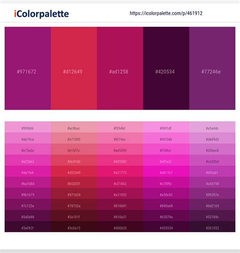 4290 Latest Color Schemes With Maroon Color Tone Combinations 2021