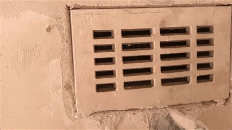 Installing A Vent Onto A Solid Brick Plaster Wall Youtube