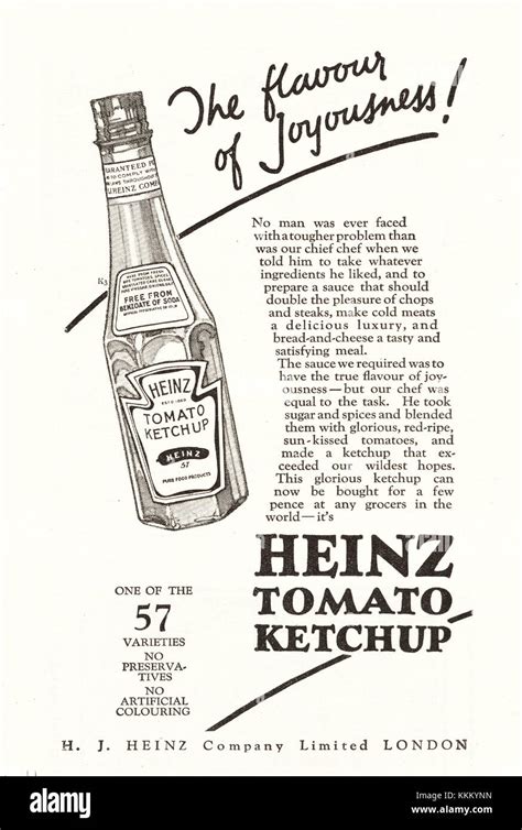 Vintage 1927 Heinz Ketchup Print Ad Advertisements Art And Collectibles Jan