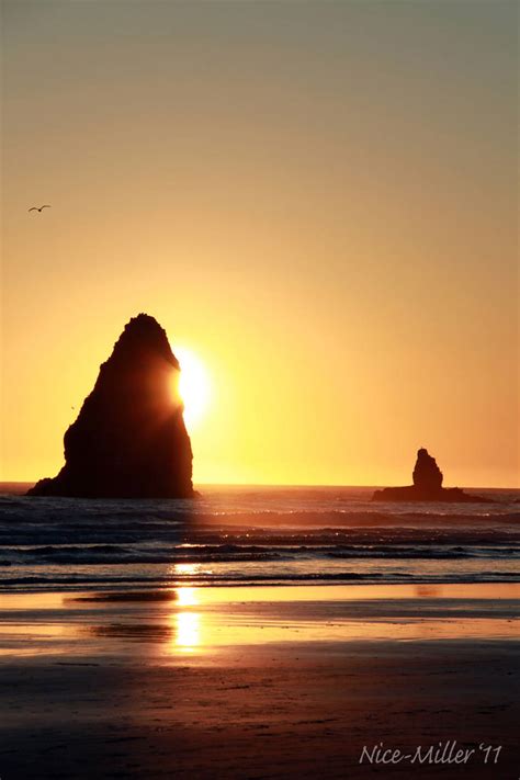 Cannon Beach Sunset 1 By Agtspooky On Deviantart