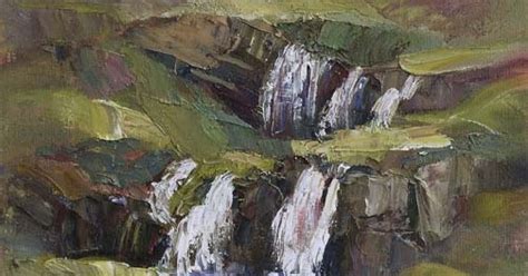 Artists Of Texas Contemporary Paintings And Art New Waterfall Palette