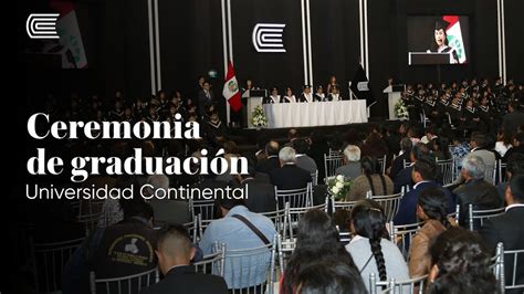 Pagina (no oficial) dedicada a la gloriosa universidad de chile. Ceremonia de graduación de la Universidad Continental - YouTube