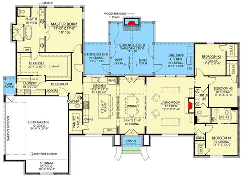 Though available in a range of size, french country house plans give off a sprawling feel and make use of exterior focal points like large rooflines and balconies for entertaining. Breathtaking French Country House Plan with Screened Porch ...
