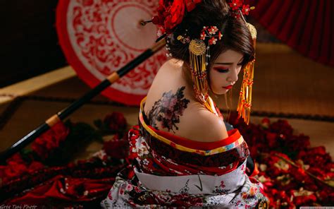 Japanese Geisha Girls Wallpapers Top Free Japanese Geisha Girls Backgrounds Wallpaperaccess