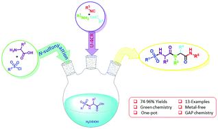 A New One Pot Synthesis Of Pseudopeptide Connected To Sulfonamide Via