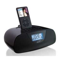 Ilive Clock Radio Alarm And Dock For Ipod And Iphone Purple