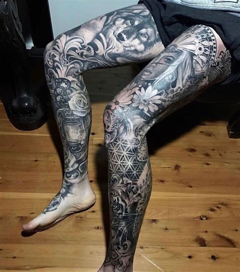Stunning And Unique Leg Tattoo Collection For Men And Women