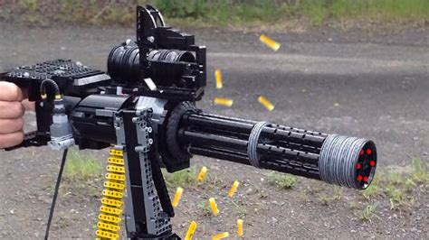 The Most Painful Weapon Lego Machine Guns Youtube