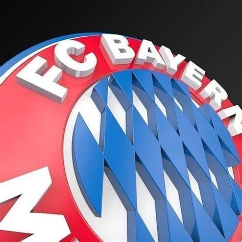 3d Model Bayern Munich Football Club Fc 3d Logo Vr Ar Low Poly