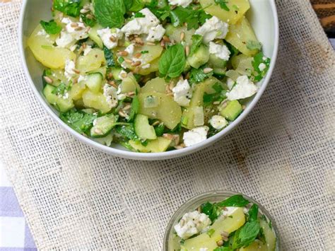 Mediterraner Kartoffelsalat Mit Feta Und Minze Einfach Nachschlagen