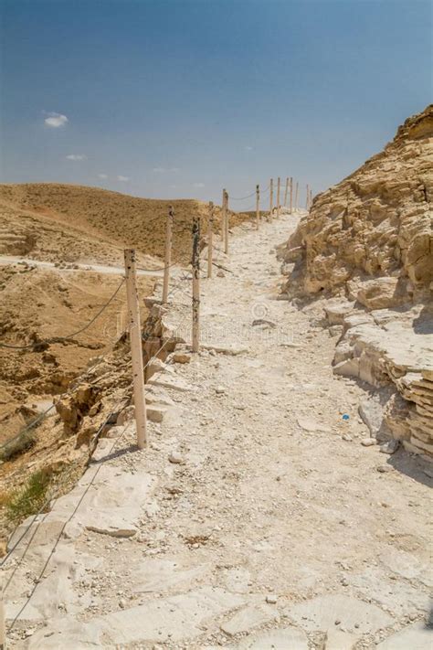 Trail In Judaean Desert In The Holy Land Israel Stock Image Image Of