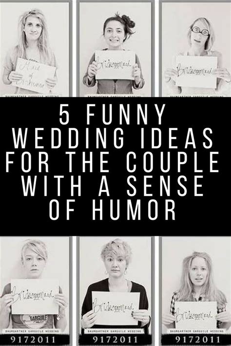 5 Funny Wedding Ideas For The Couple With A Sense Of Humor Wedding