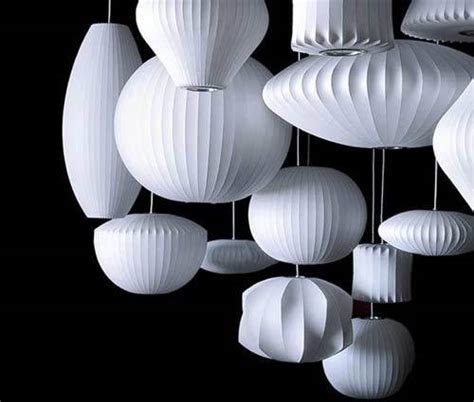 The simple structural shapes with the innovative use of taut plastic over fine steel wire were born. George Nelson Lighting Bubble Cigar Lamp | Replica Lights