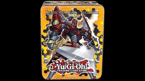 Yugioh Heroic Champion Excalibur Collectible Tin 2012 Wave 1 Opening