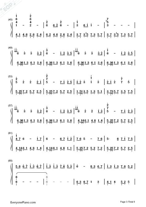 Star Sky Two Steps From Hell Numbered Musical Notation Preview Eop
