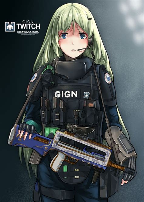R S Twitch Rainbow Six Siege Anime Anime Military Girls Frontline