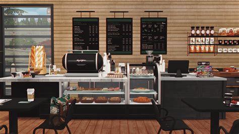 Starbucks Coffee Shop V2 Furnished Dreamteamsims