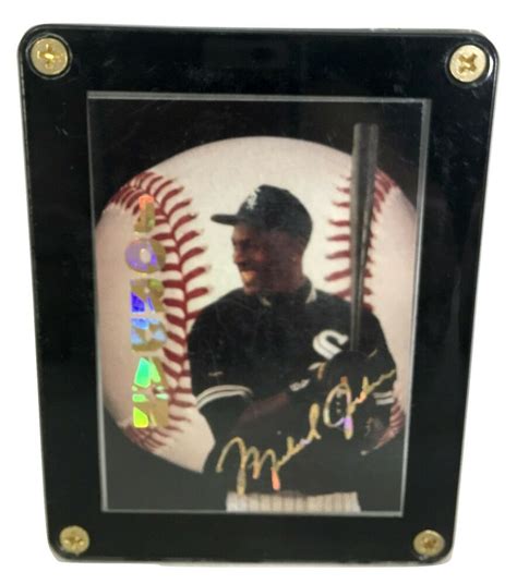 Michael jordan & frank thomas major league prospects promo card white sox. Michael Jordan 1994/95 Chicago White Sox Sports Star USA Card 98 Encased | eBay in 2020 ...