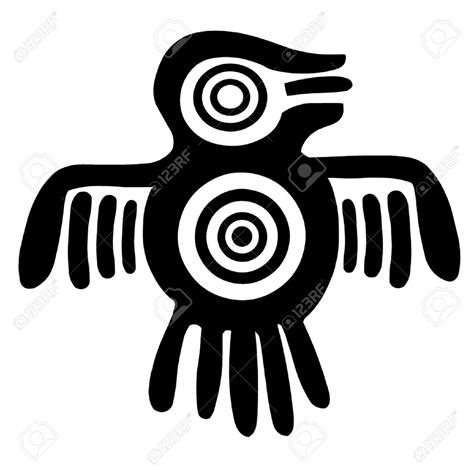 Mayan Bird Symbol Mayan Symbols Symbols Aztec Art