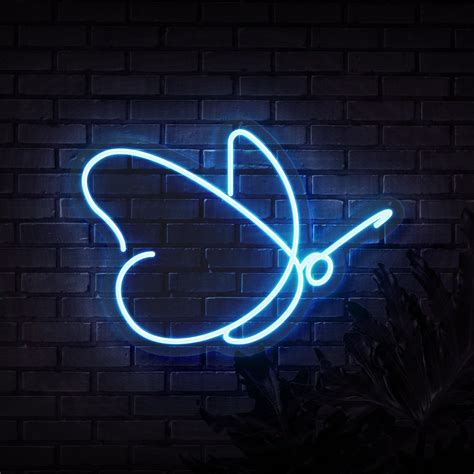 Butterfly Neon Sign Sketch And Etch Us