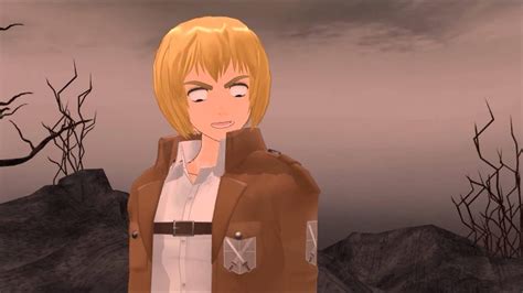 Mmd Snk Armin Is So Angry Attack On Titan Funny Animated Cartoon Meme