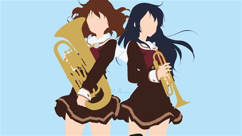 Download Kumiko Oumae Reina Kousaka Anime Sound Euphonium Hd Wallpaper