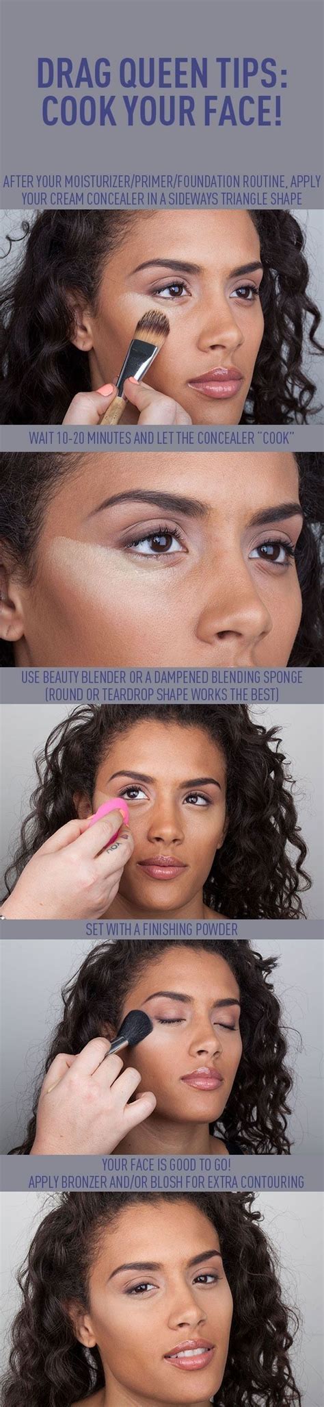 let your concealer “cook” or oxidize and slowly melt on your face for a few minutes 19