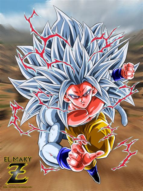 Sūpā saiyajin son gohan (japanese: (DBAF) Son Goku Super Saiyan 5 by el-maky-z on DeviantArt