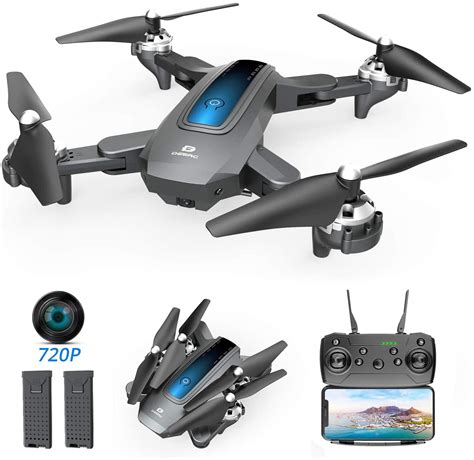 Deerc Drone With Camera 720p Hd Wifi Fpv For Kids And Adults Foldable