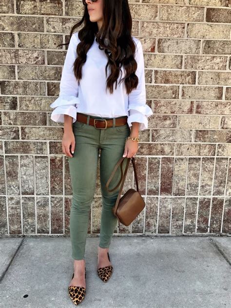 Back To School With Jcrew Factory Mrscasual Olive Green Pants