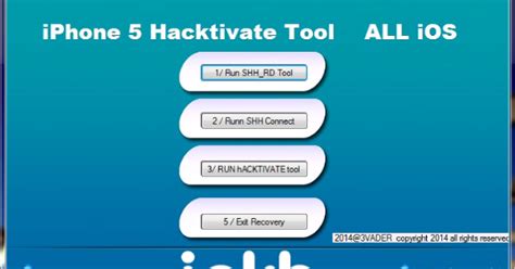 How To Unlock Iphone 5 Hacktivate Tool All Ios V2rar 2015