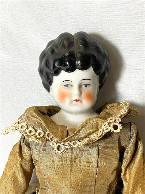 Antique China Head Doll Made In Germany 15 Tall Etsy