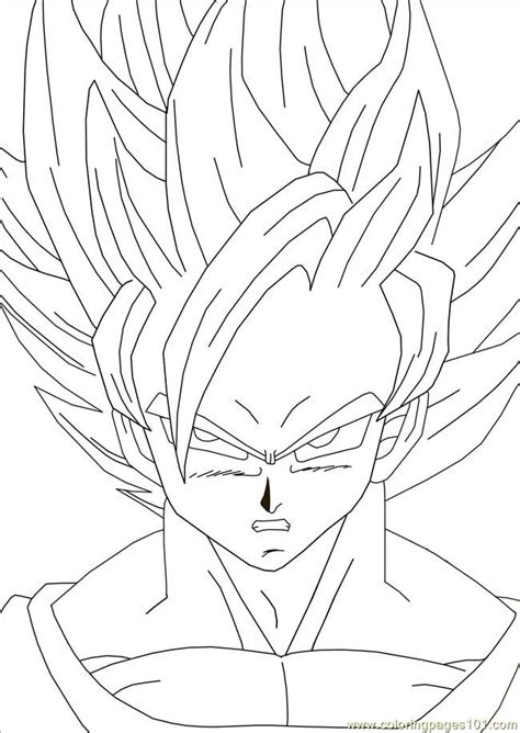 Dragon Ball Z Coloring Pages Goku Coloring Home