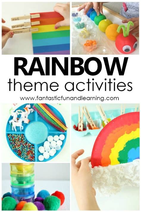 Rainbow Theme Preschool Activities Fantastic Fun And Learning