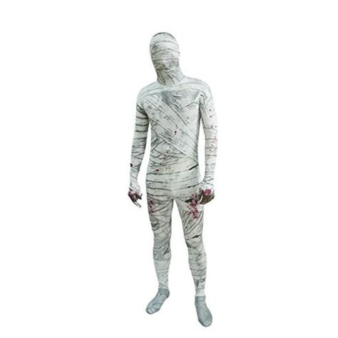Adult Size Medium Mummy Spandex Second Skin Full Bodysuit Costume By Capital Costumes
