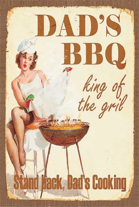 vintage home decor dad s bbq vintage metal tin signs retro metal sign decor the wall of cafe bar