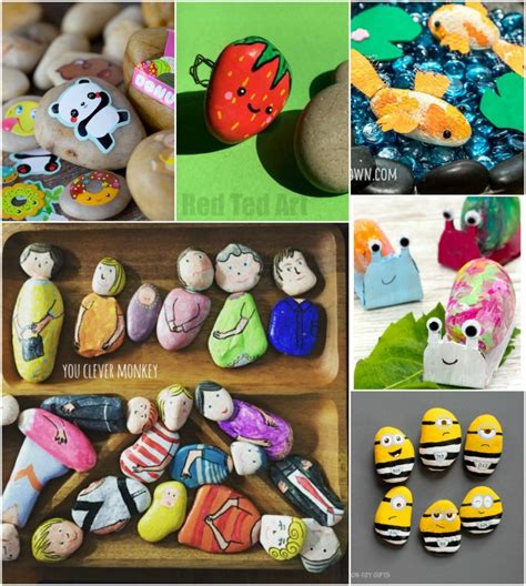Rock Crafts For Kids 25 Creative Rock Painting Ideas