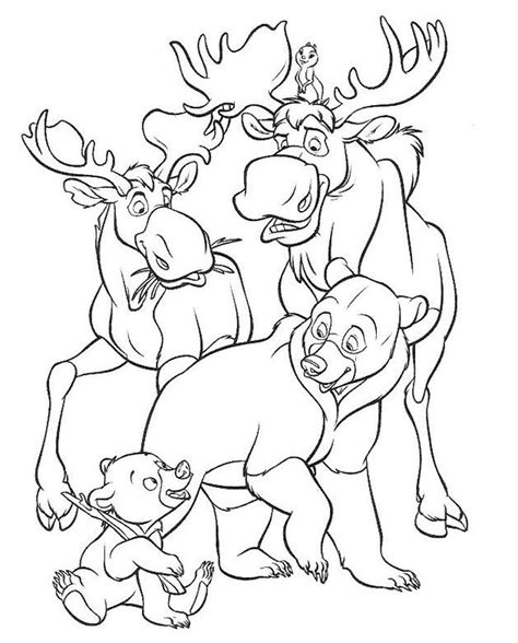 Frere Des Ours Coloring Page