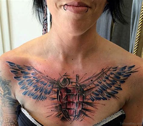 86 graceful angel tattoos for chest tattoo designs