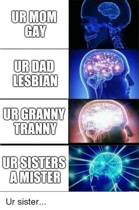 Ub Mom Gay 7 Urdad Lesbian Ur Granny Tranny Ur Sisters Amter Funny Meme On Meme