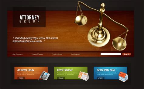 18 Best Attorney Website Templates Free And Premium Templates
