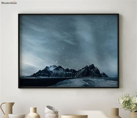 Buy Starry Sky Landscape Wall Painting Online In India At Best Price Modern Wall Arts Home