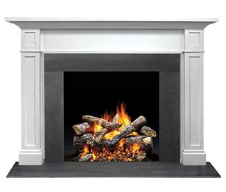Acadia Flush Wood Mantel | Wood fireplace mantel, Vented gas fireplace, Built in electric fireplace