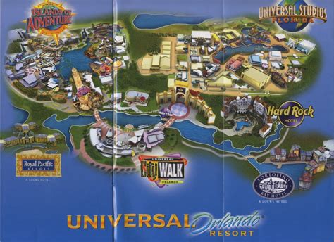 Universal Orlando Resort Map Themeparkhipster Universal Studios