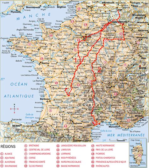 Carte De France Detaillee Imagexxl
