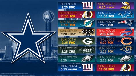 Dallas Cowboys 2019 Schedule Way Too Early Winloss Game Predictions