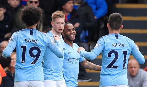 Raheem Sterling Was At The Double As Manchester City Earned A Ninth