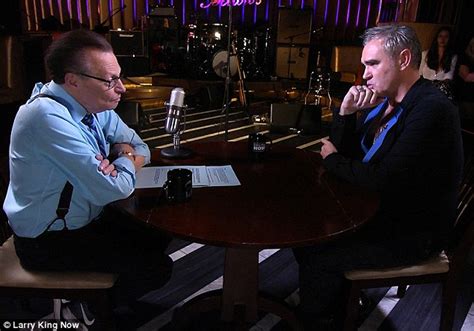 morrissey says suicide is admirable in larry king now interview daily mail online