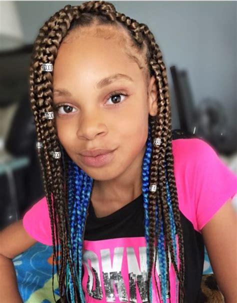 Here are some of the hairstyle models that we think are suitable for you. Easy 11 Box Braids Hairstyles for Kids | New Natural ...