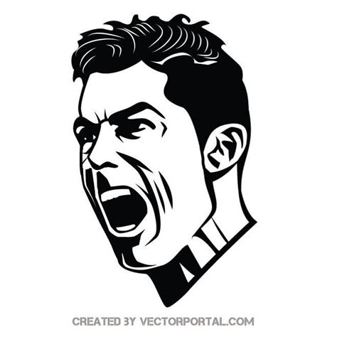 Cristiano Ronaldo vector illustration | Ronaldo, Cristiano ronaldo ...